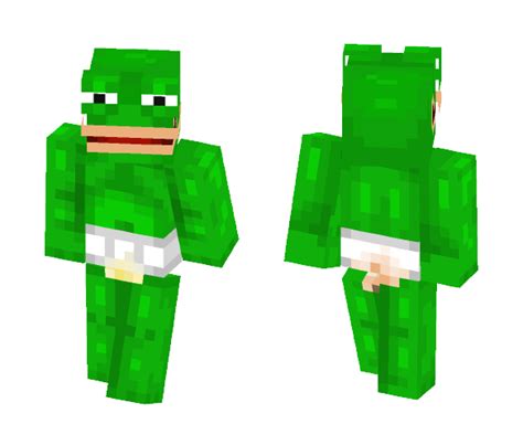 Pepe The Frog Skin! Download skin now! The Minecraft Skin, Pepe The Frog, was posted by Vookie.